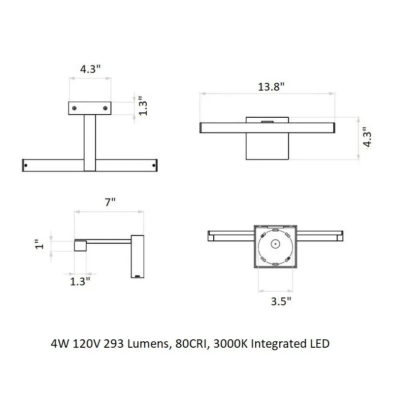 Kashima LED Bath Light