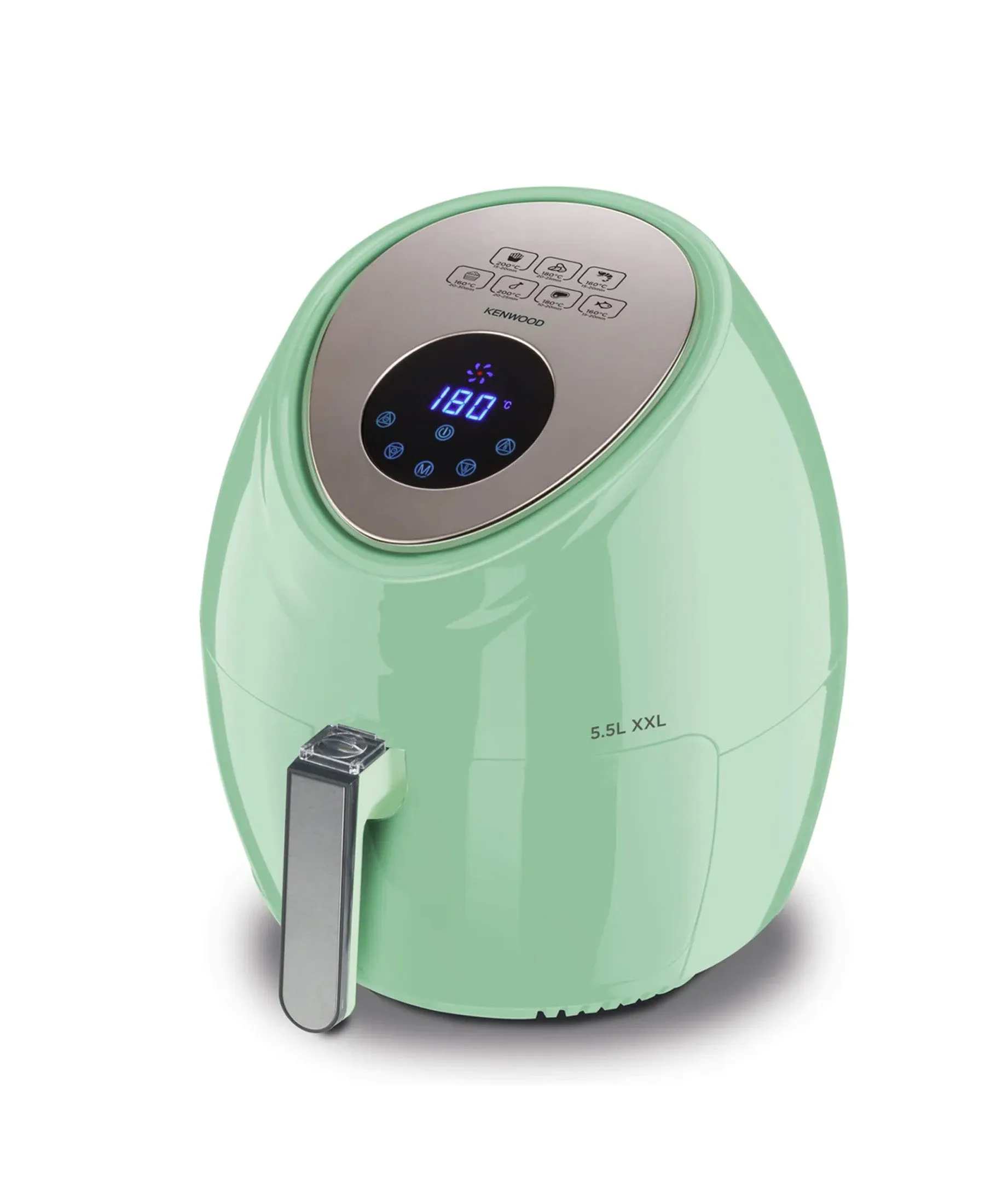 Kenwood - Air Fryer kHealthy Fry 5,5L Green - HFP50.000GR