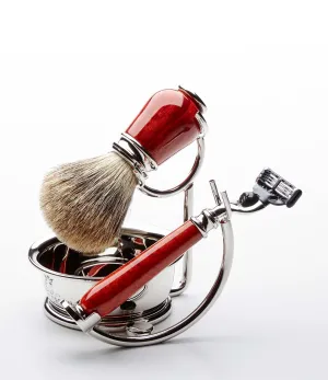 KING'S CROWN | Erica Briarwood Shaving Set