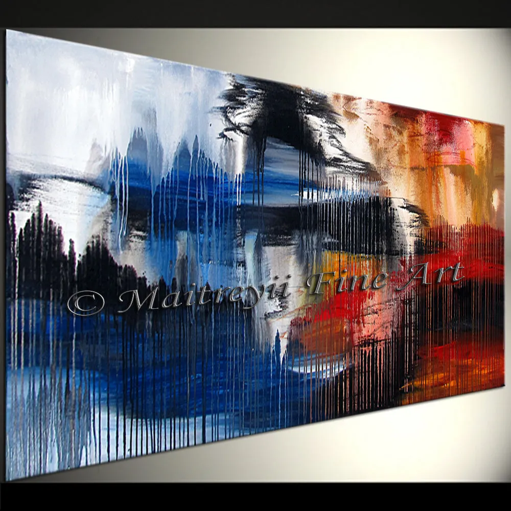 Large Modern Art Oil Painting on Canvas Modern Wall Art Amazing Abstract Painting