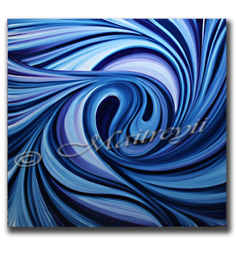 Large Oil Painting For Luxury homes - Ocean Swirl