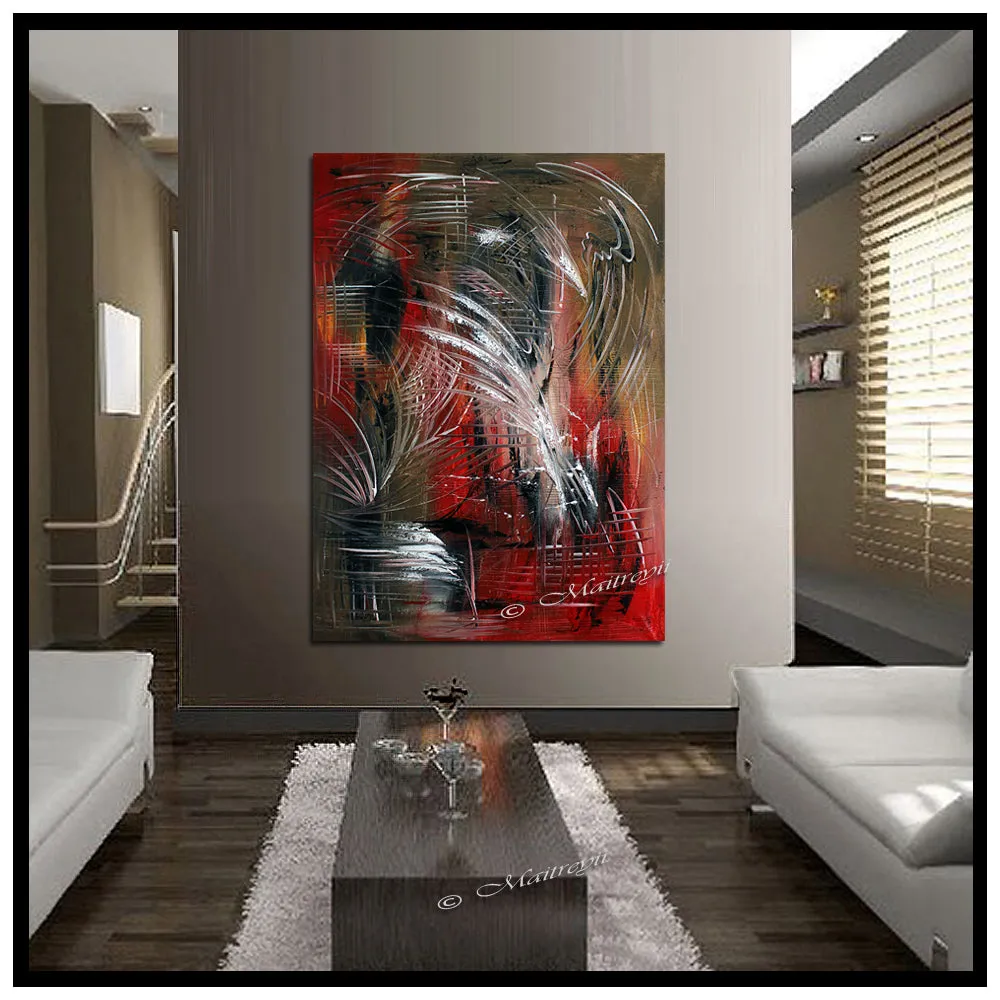 Large Wall Art Painting Modern Art for sale Online - Original Oil Painting on Canvas - Large painting 117