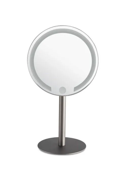 Lighted Rechargeable LED Vanity Mirror, 7.8" Diameter