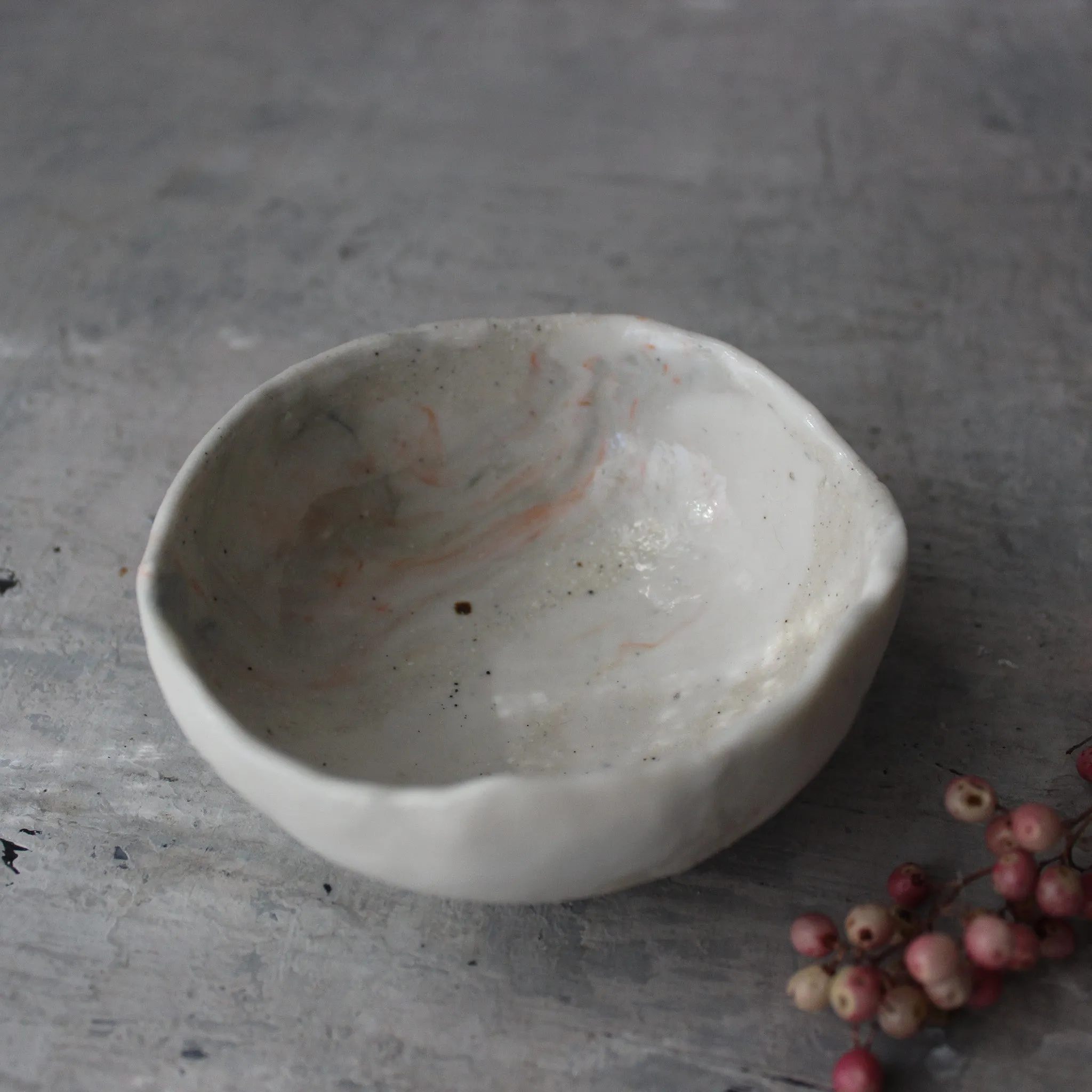 Little Marbled Ceramic Dishes