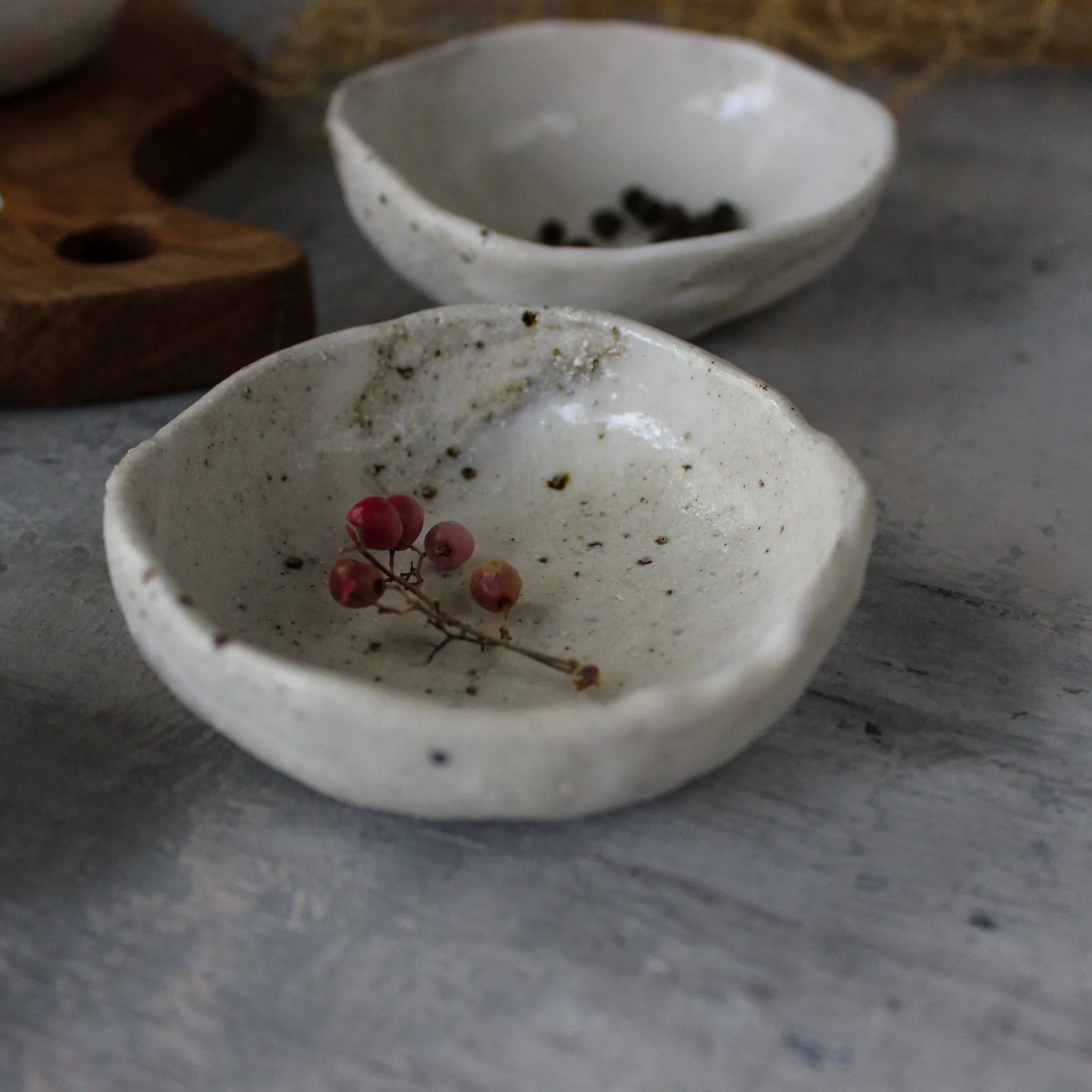 Little Marbled Ceramic Dishes