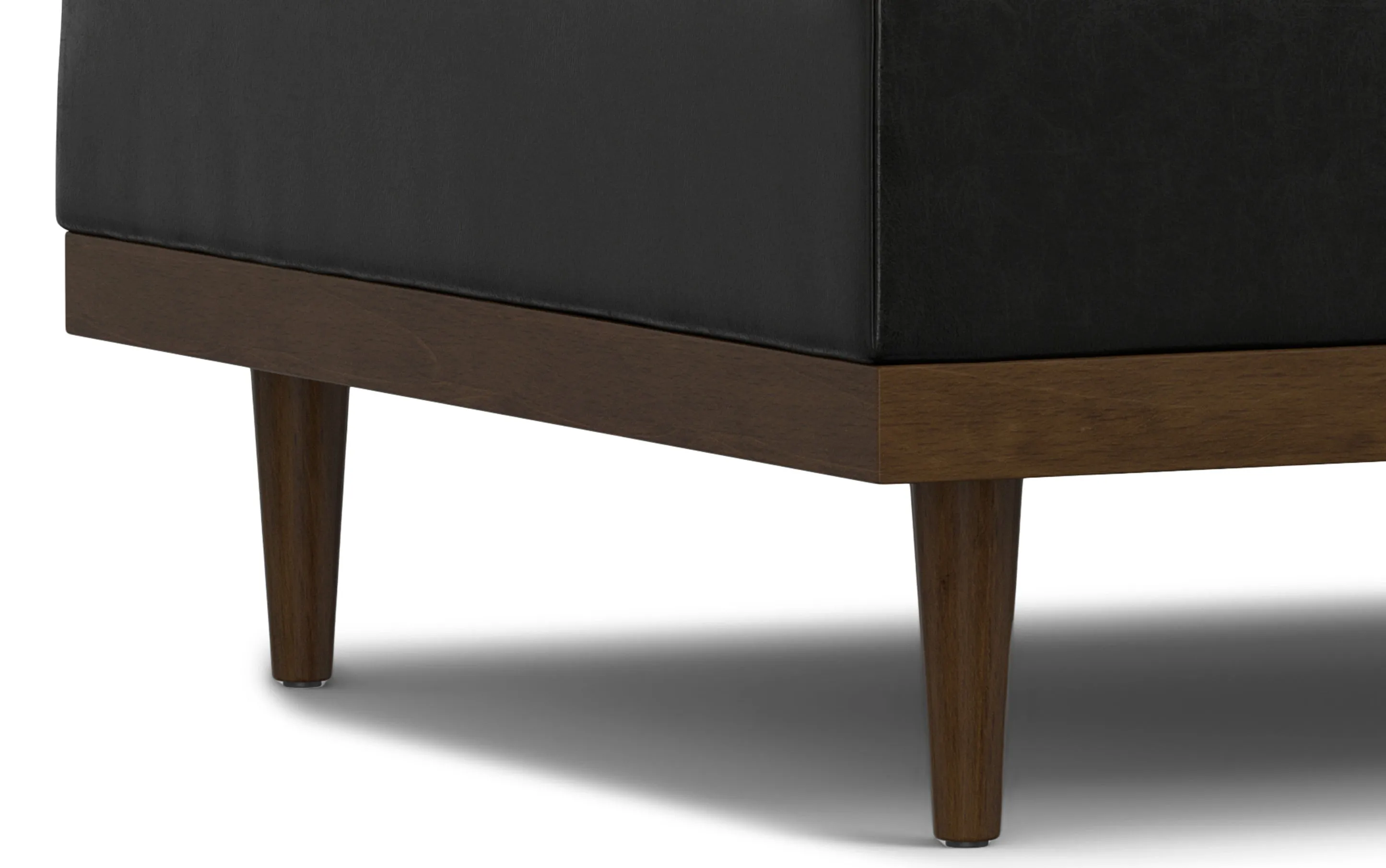 Mariah Lift Top Table Storage Ottoman in Distressed Vegan Leather