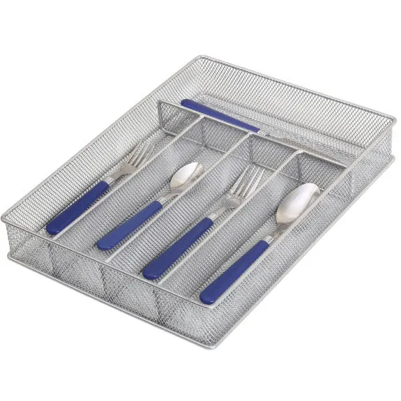 Mesh 5-Part In-Drawer Cutlery Organizer 13x9" 1pc