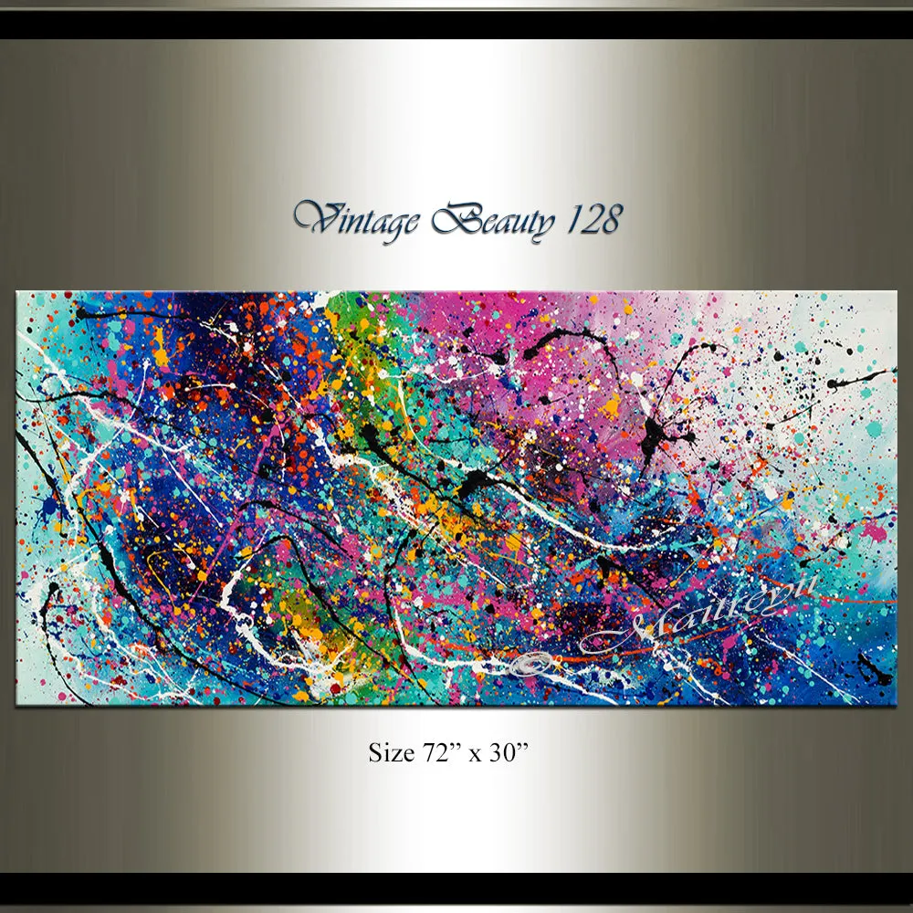 Modern Abstract Wall Art - Jackson Pollock - Vintage Beauty 128