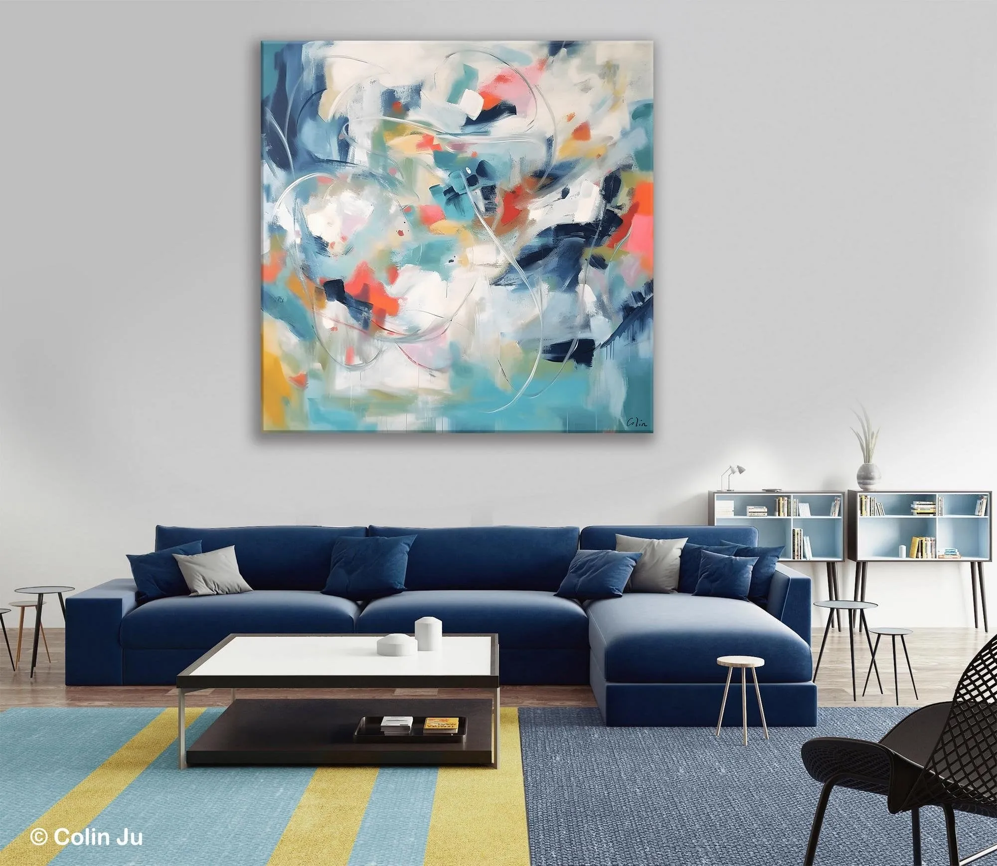 Modern Acrylic Art, Modern Original Abstract Art, Large Abstract Art for Bedroom, Simple Canvas Paintings for Sale, Contemporary Canvas Art