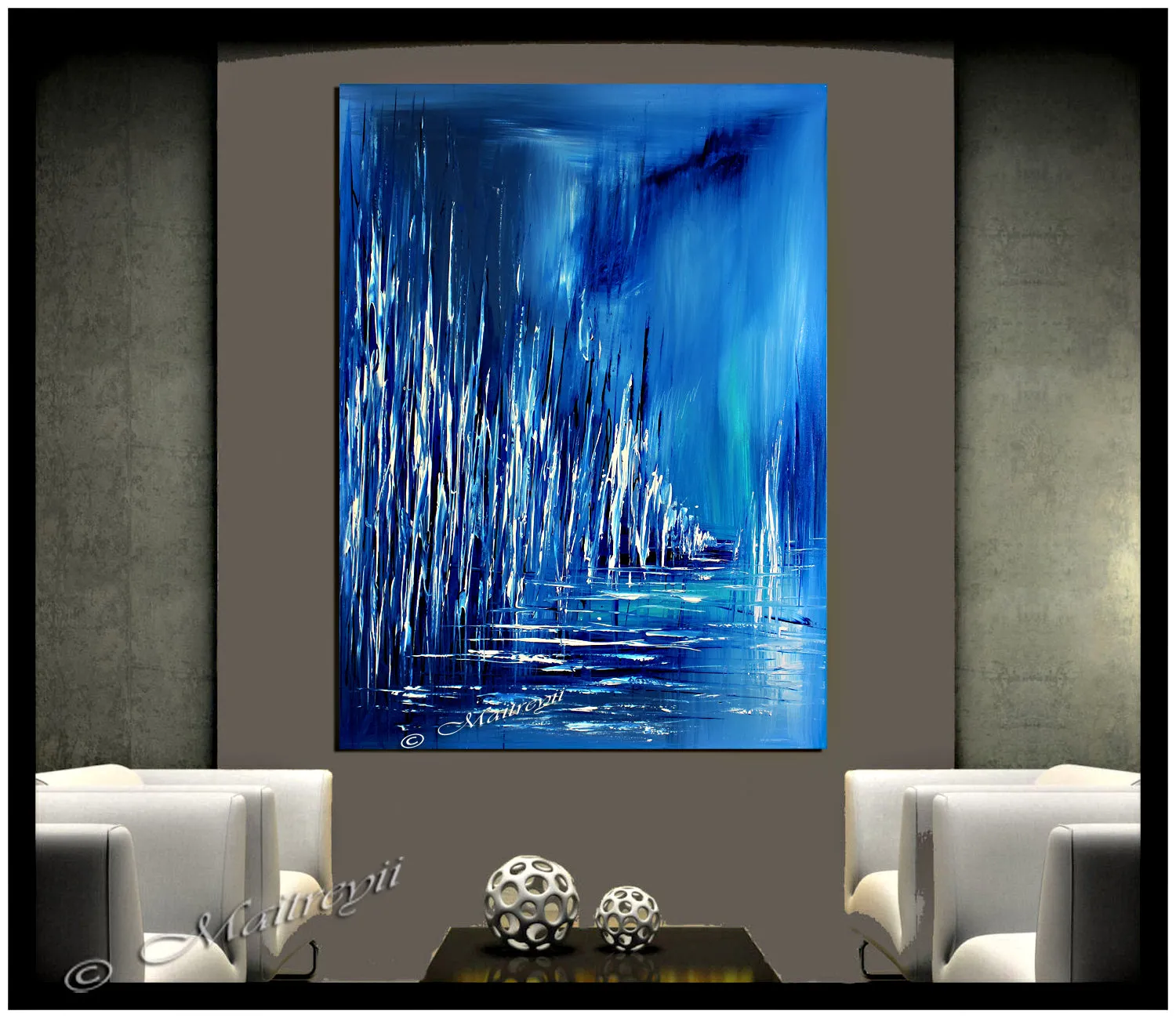 Modern Art Oil Painting For Luxury homes - New York City