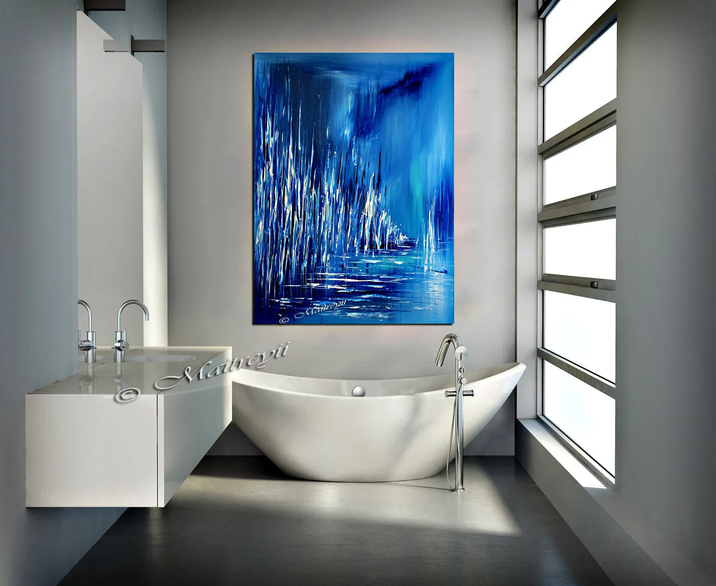 Modern Art Oil Painting For Luxury homes - New York City