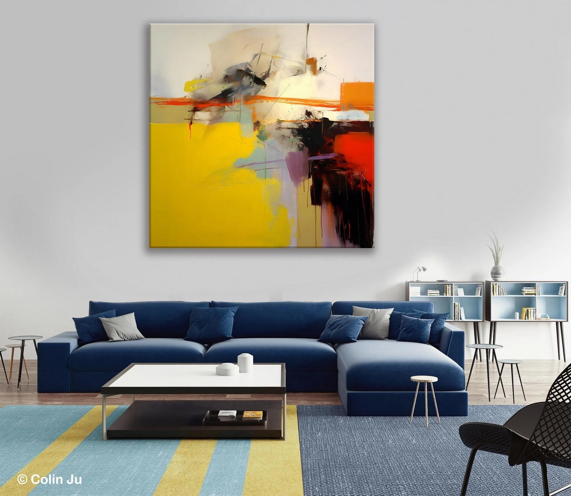 Modern Canvas Art Paintings, Contemporary Canvas Art, Original Modern Wall Art, Modern Acrylic Artwork, Large Abstract Paintings for Bedroom