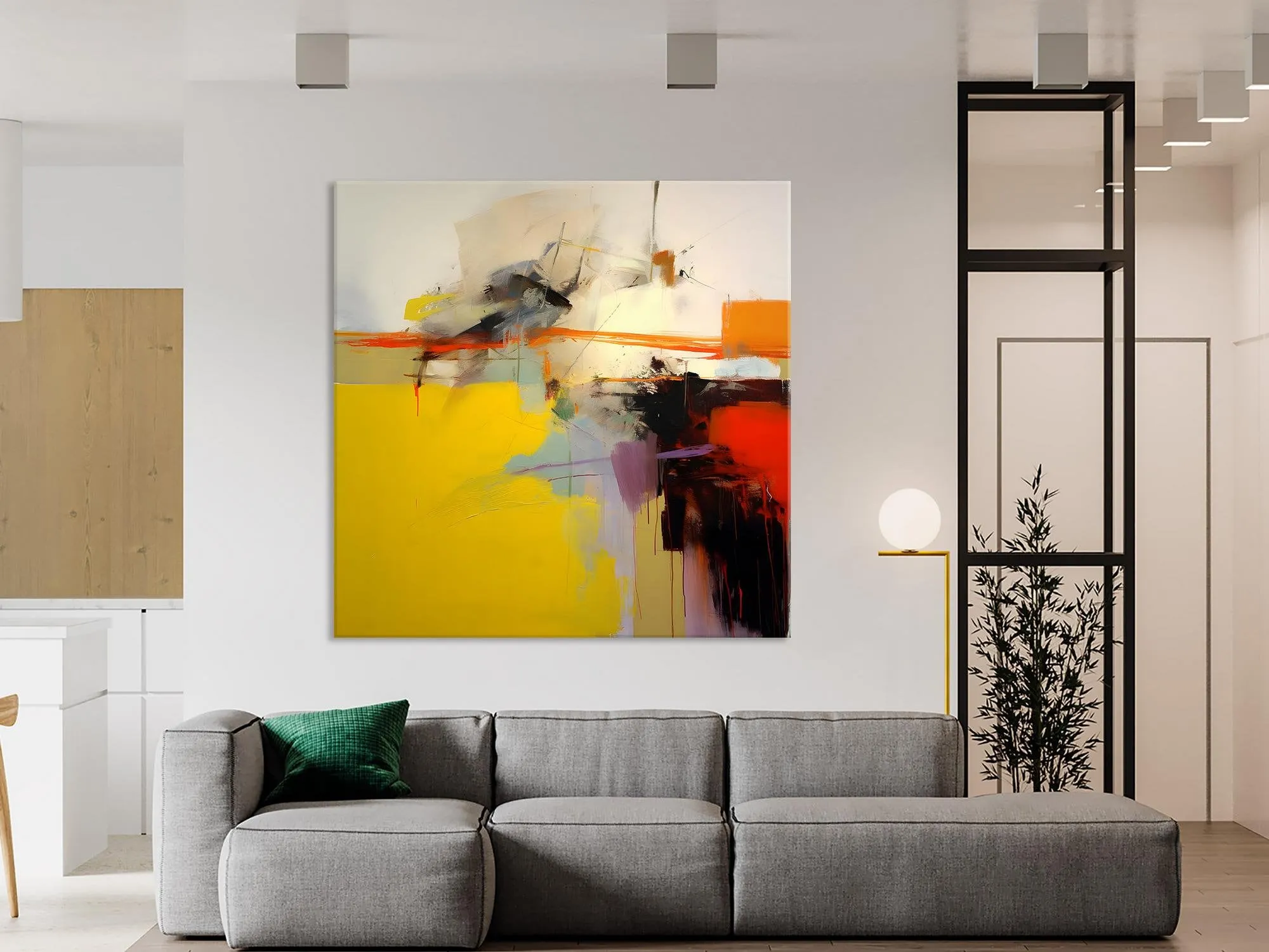 Modern Canvas Art Paintings, Contemporary Canvas Art, Original Modern Wall Art, Modern Acrylic Artwork, Large Abstract Paintings for Bedroom