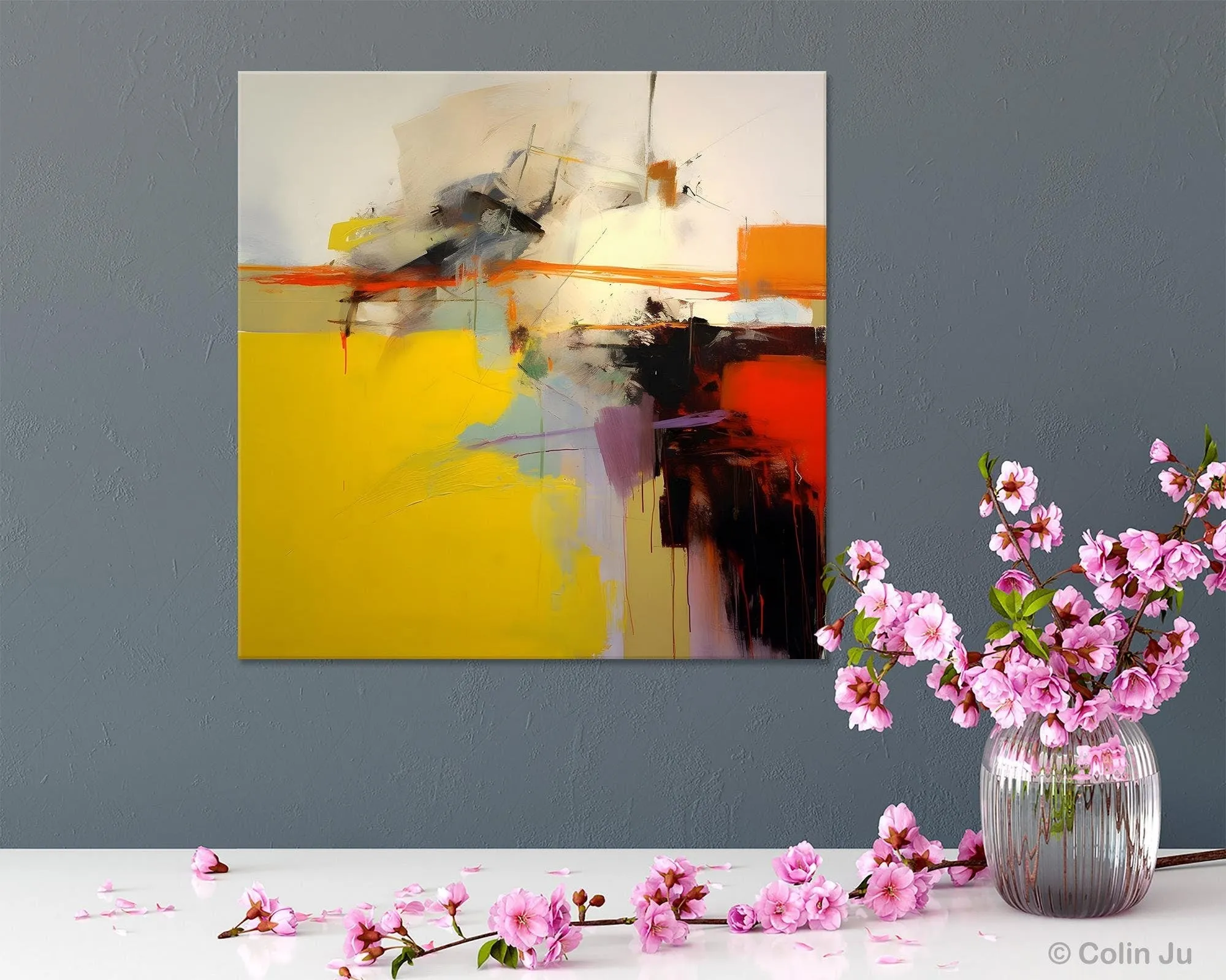 Modern Canvas Art Paintings, Contemporary Canvas Art, Original Modern Wall Art, Modern Acrylic Artwork, Large Abstract Paintings for Bedroom