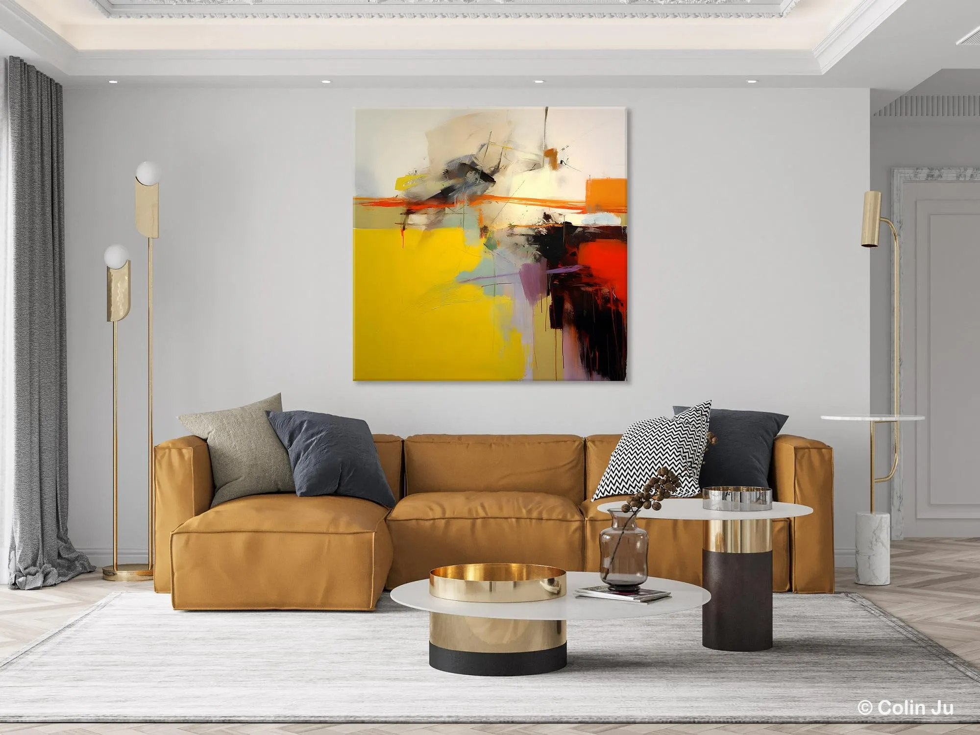 Modern Canvas Art Paintings, Contemporary Canvas Art, Original Modern Wall Art, Modern Acrylic Artwork, Large Abstract Paintings for Bedroom