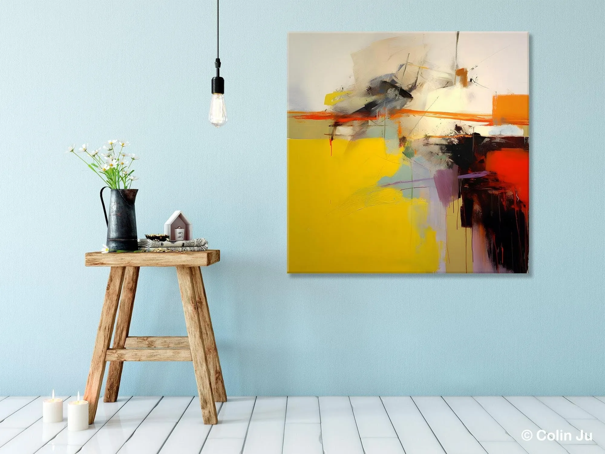 Modern Canvas Art Paintings, Contemporary Canvas Art, Original Modern Wall Art, Modern Acrylic Artwork, Large Abstract Paintings for Bedroom