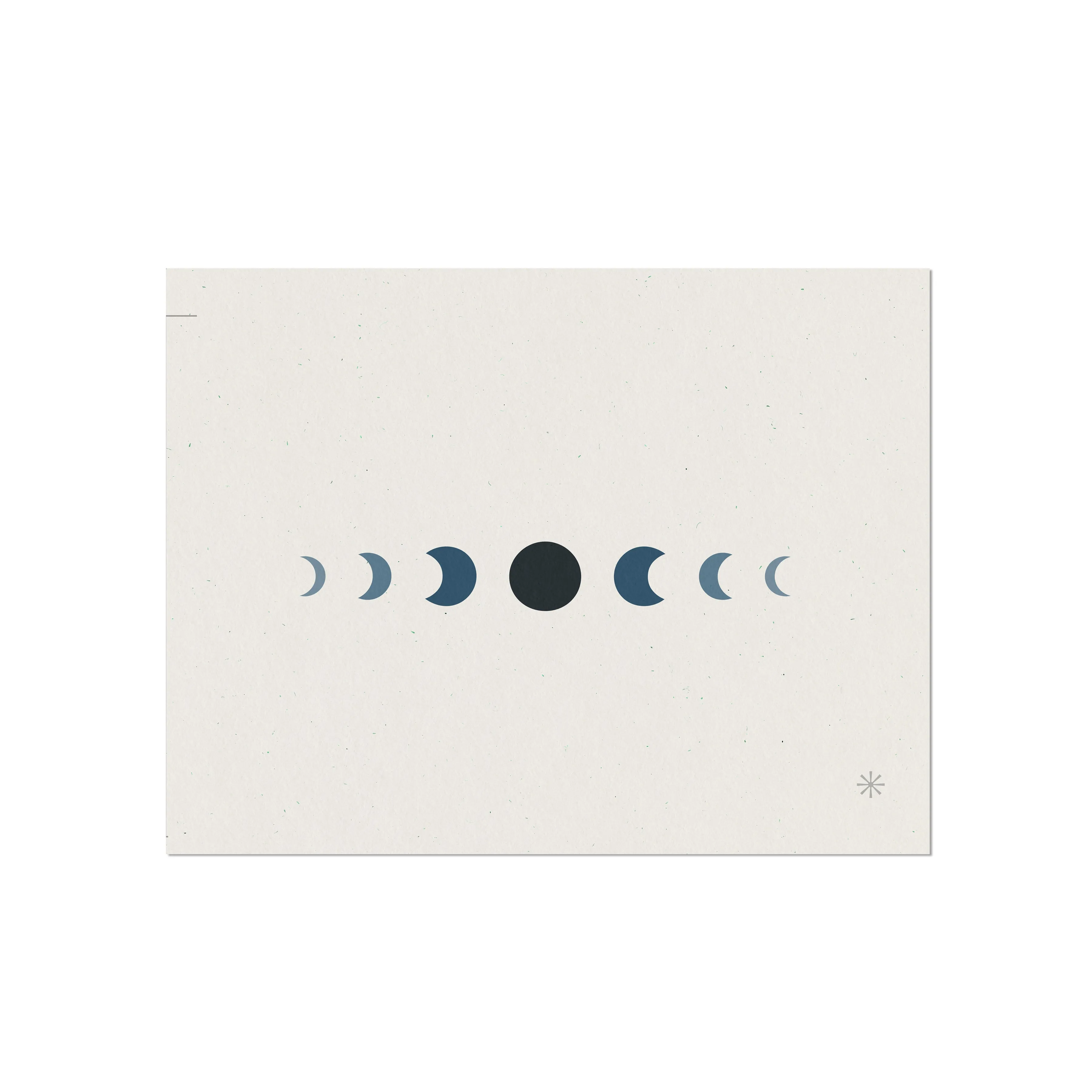 Modern Moon Phases Art Print