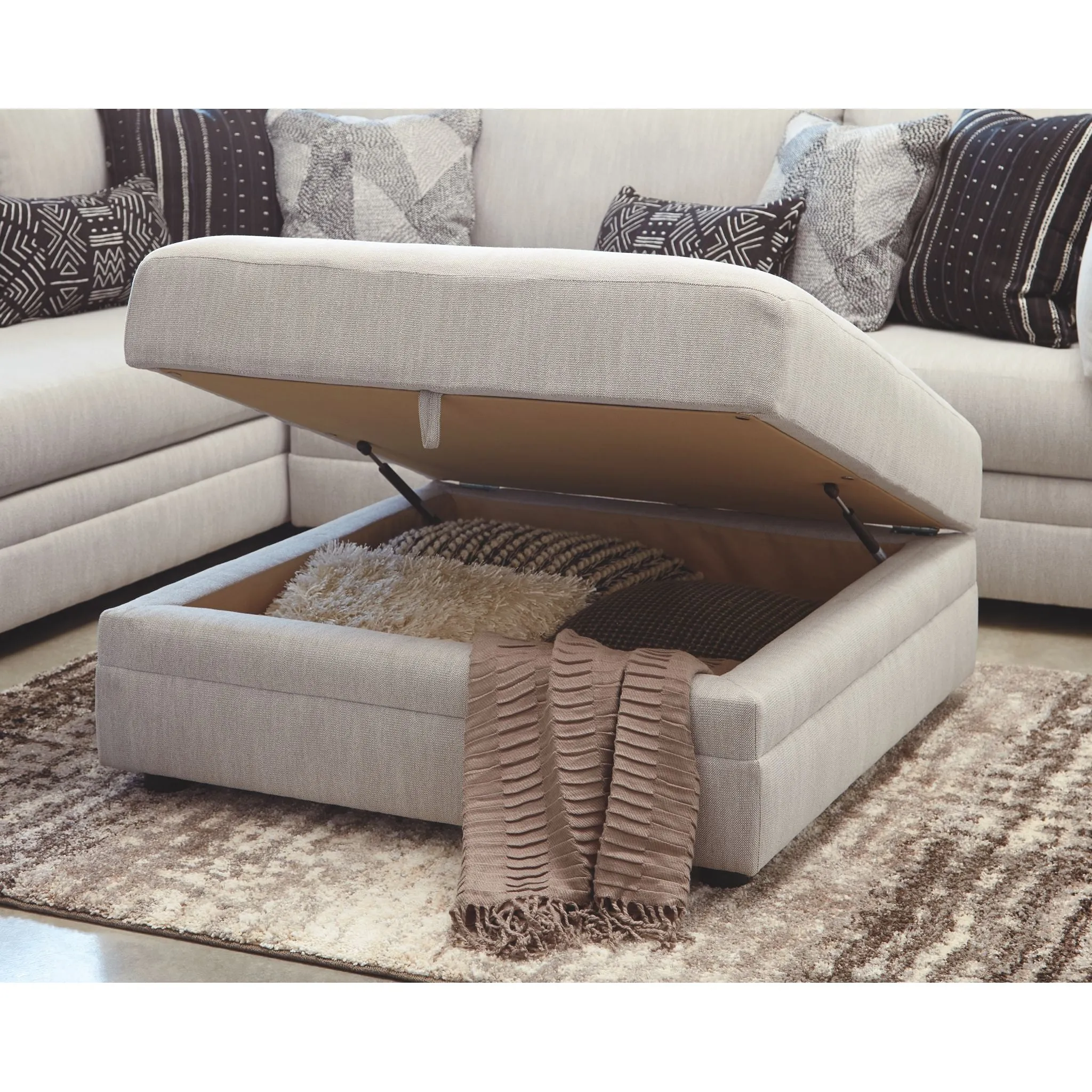 Neira-Exclusive Ottoman with Storage