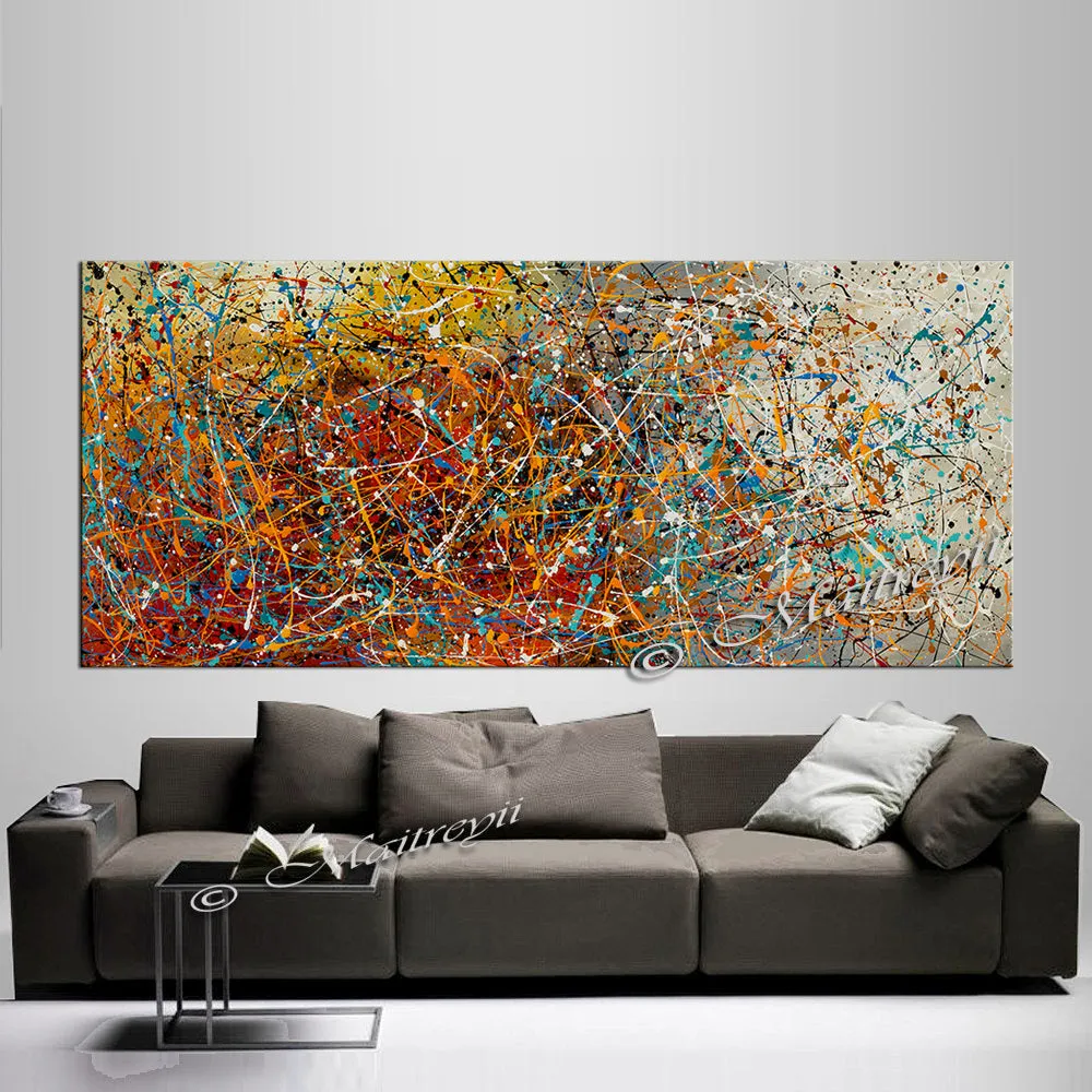 Online Art Jackson Pollock Style - Vintage Beauty 91