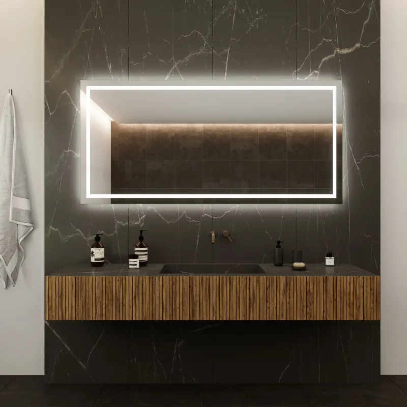 Paris Mirror Backlit Harmony 85 x 40 Rectangle LED Mirror