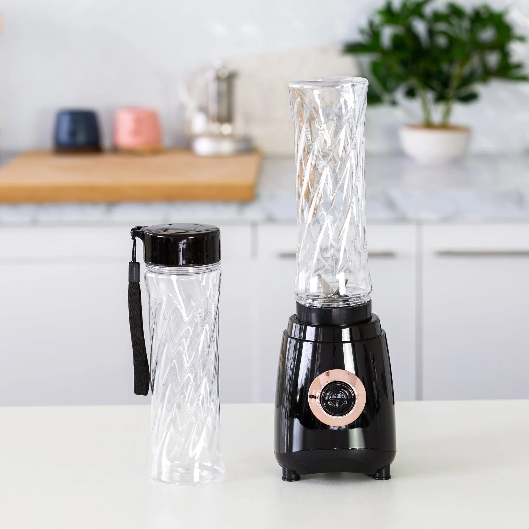 Portable Personal Blender, w/ 2 400ml Non-BPA Bottles