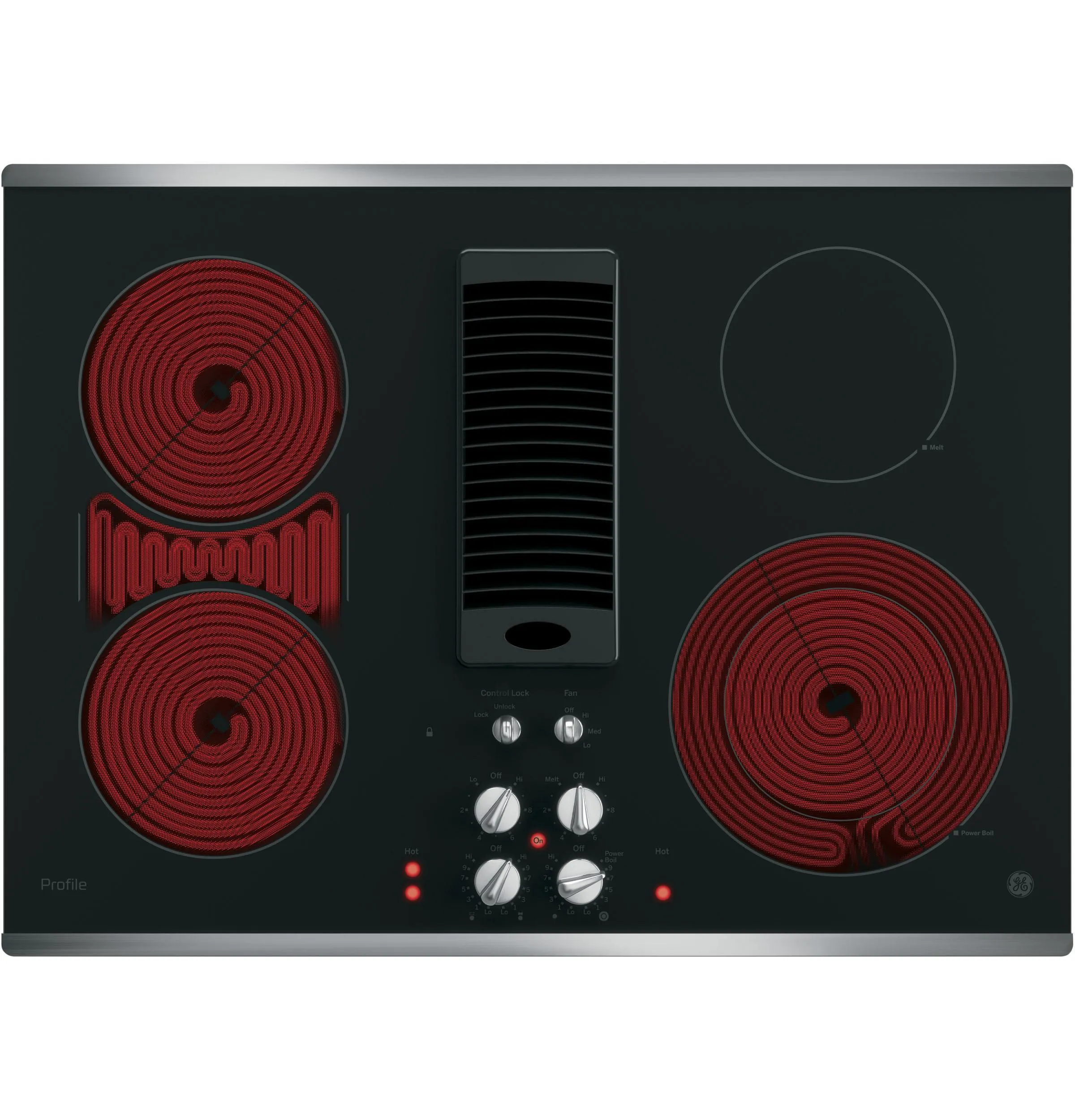 PP9830SRSS GE Profile™ 30" Downdraft Electric Cooktop