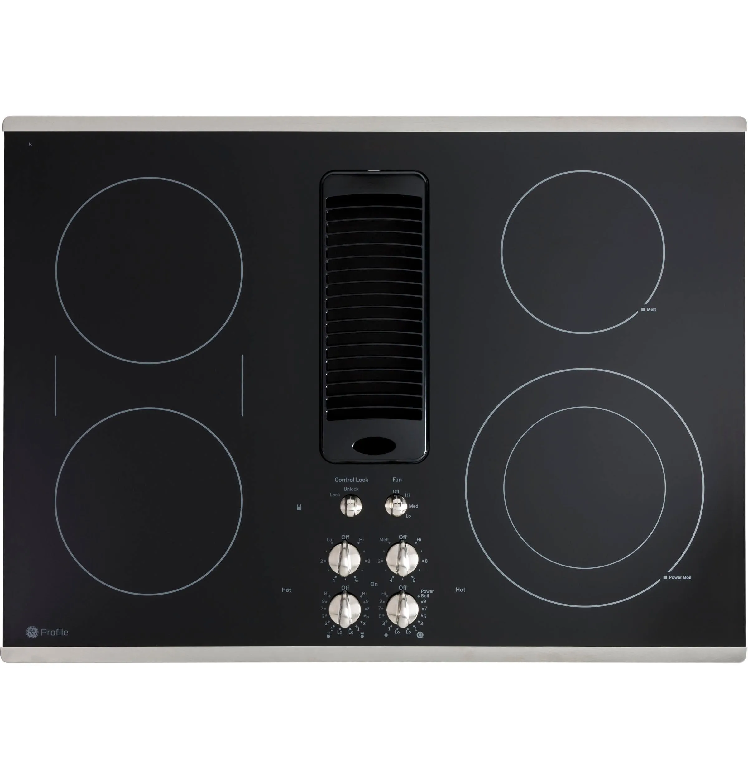 PP9830SRSS GE Profile™ 30" Downdraft Electric Cooktop