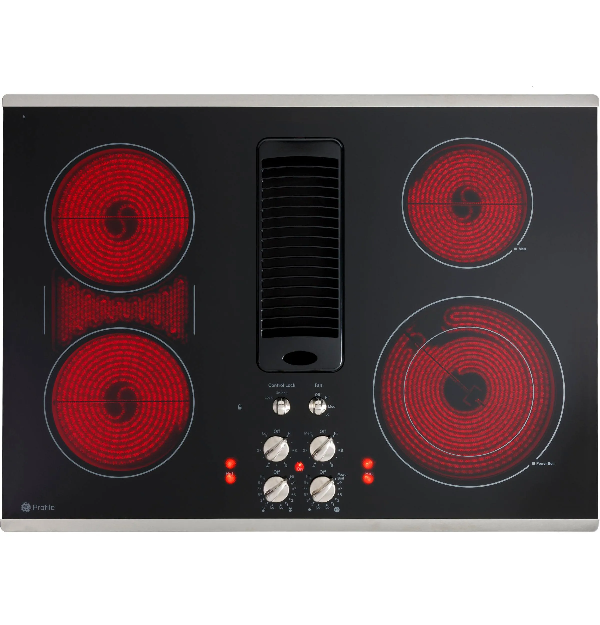 PP9830SRSS GE Profile™ 30" Downdraft Electric Cooktop