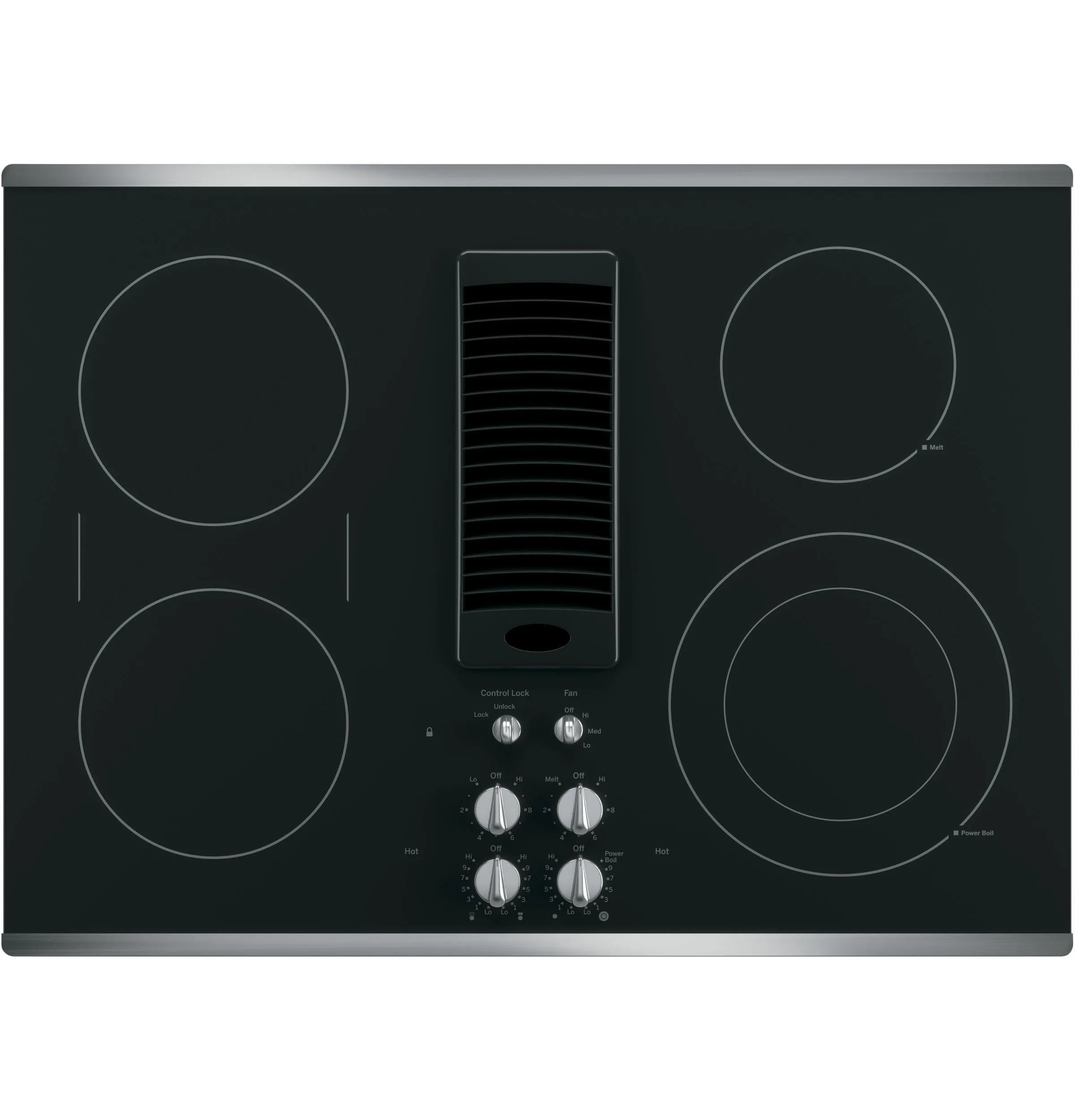 PP9830SRSS GE Profile™ 30" Downdraft Electric Cooktop