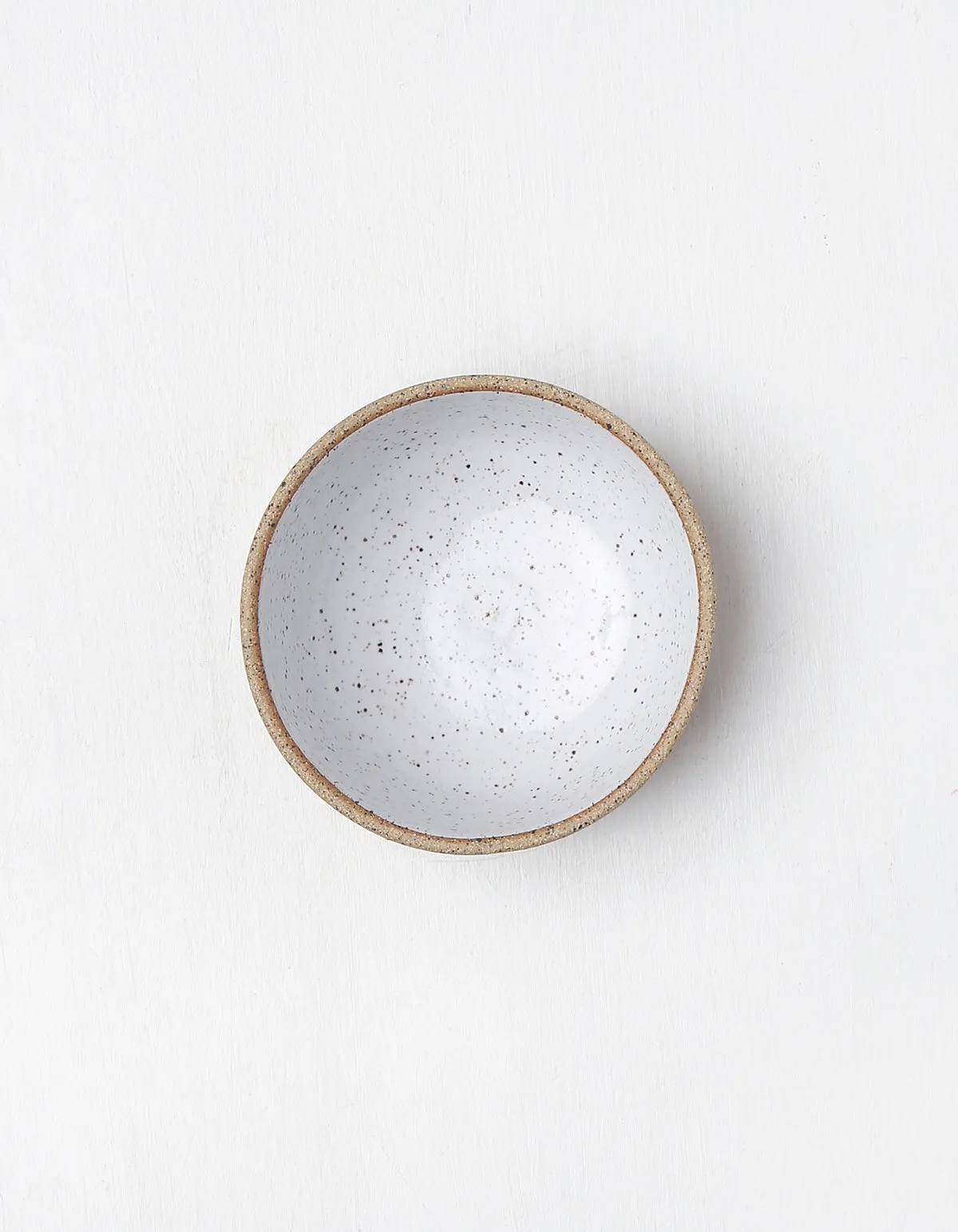 Raw Speckled Small Serving Bowl