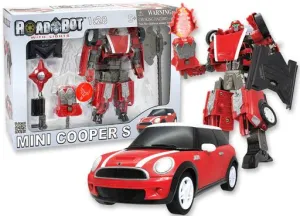 Road Bot Transformable Robot Mini Cooper Car