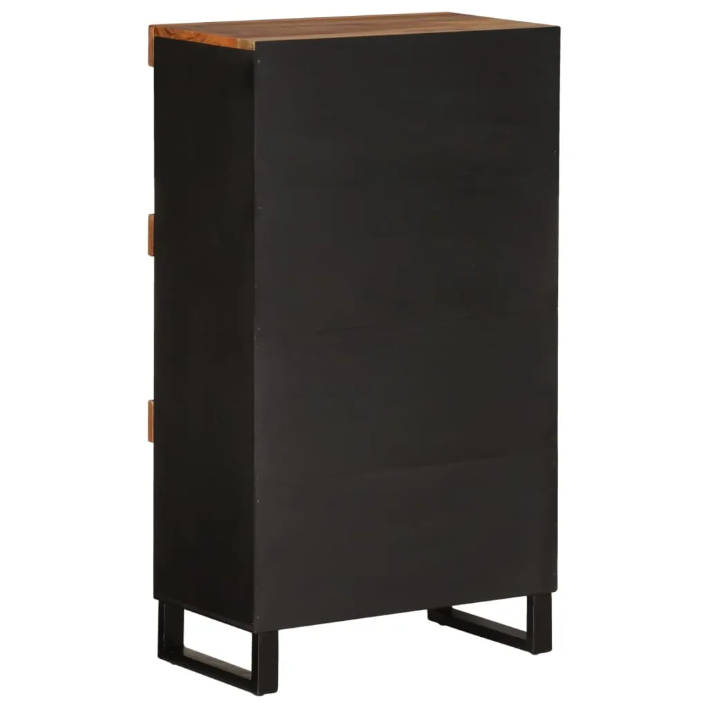 Side Cabinet 60x33x107 cm Solid Wood Acacia