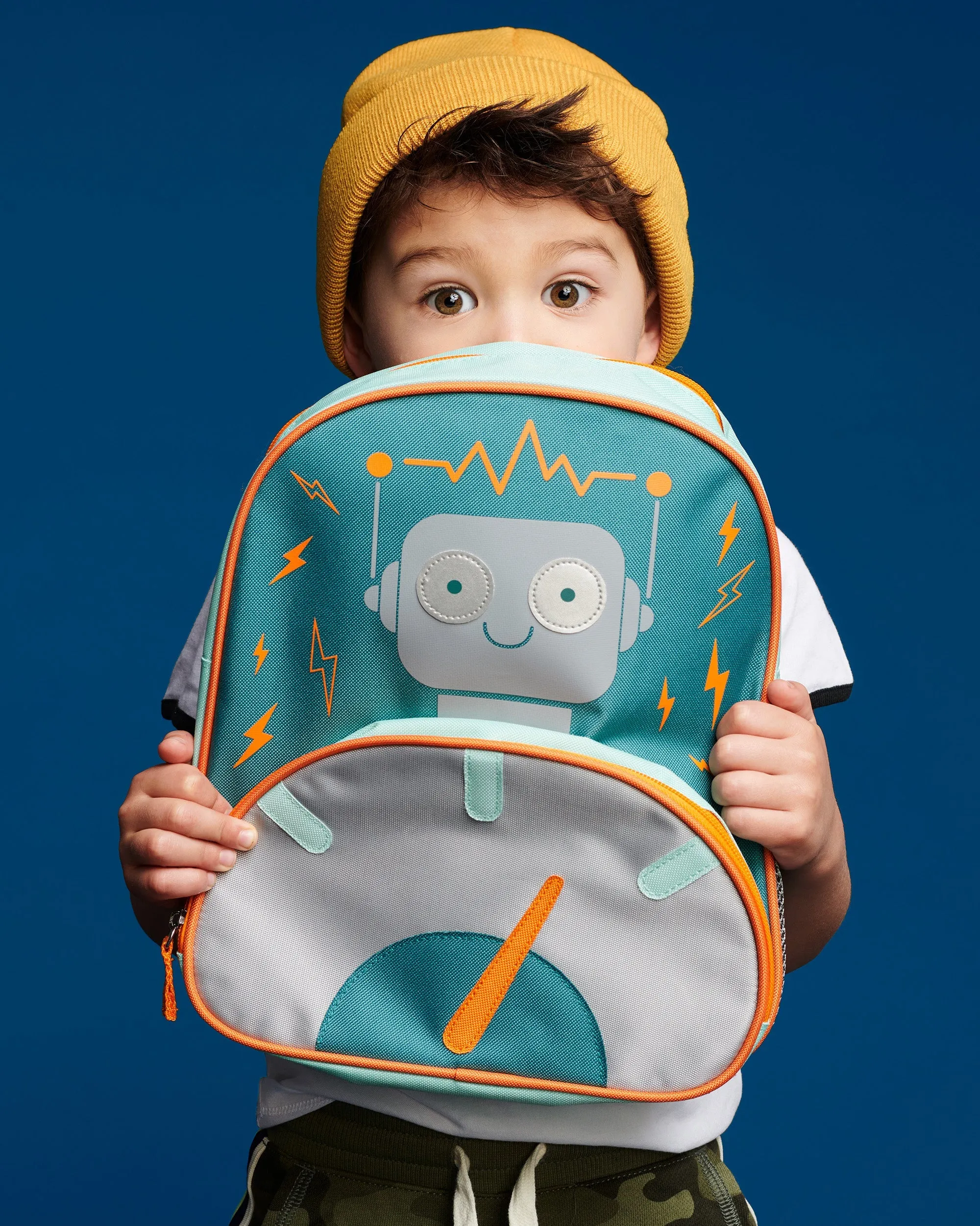 Skip Hop Spark Style Little Kid Backpack Robot 3years to 6years