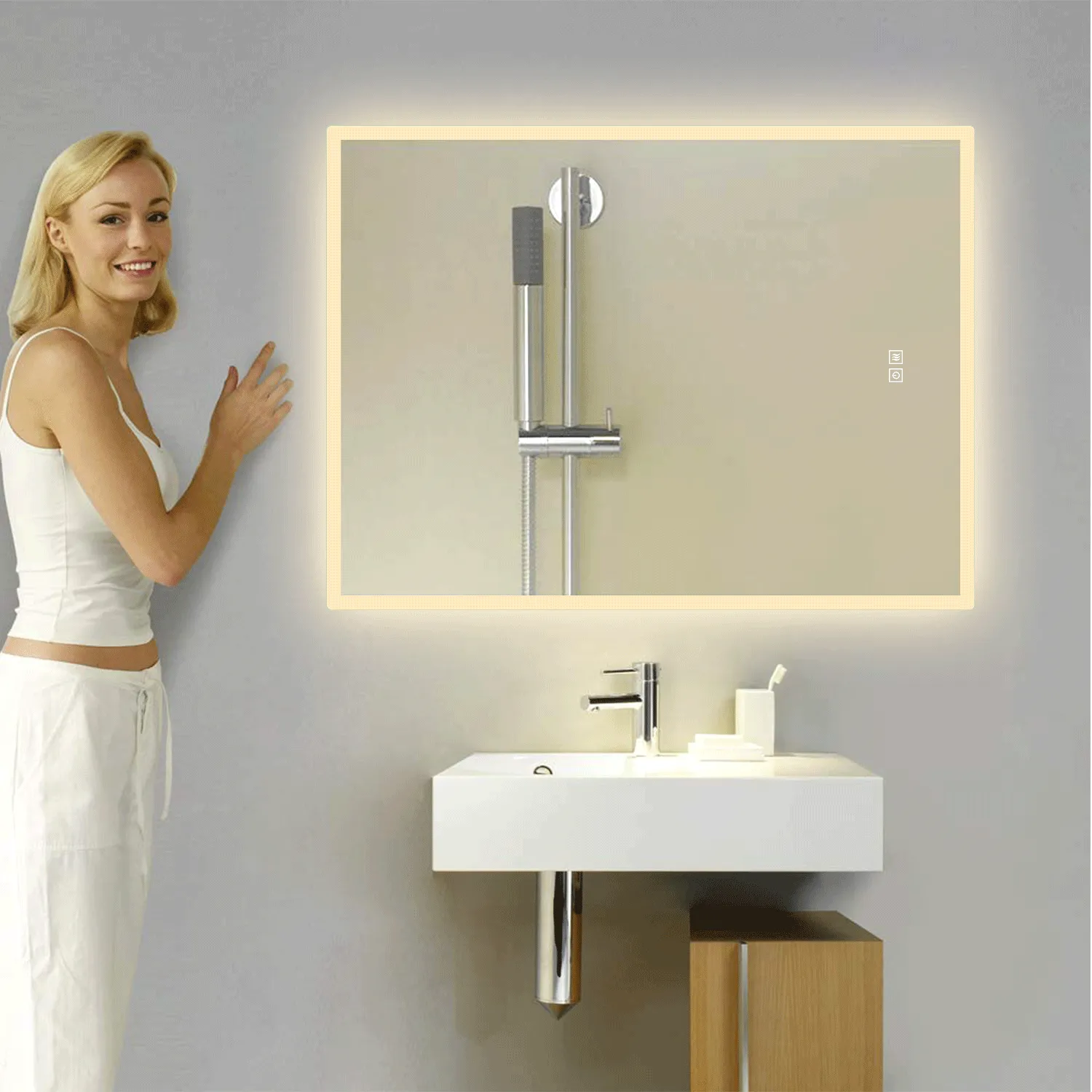 Smart Backlit LED Illuminated Fog-free Vanity Mirror