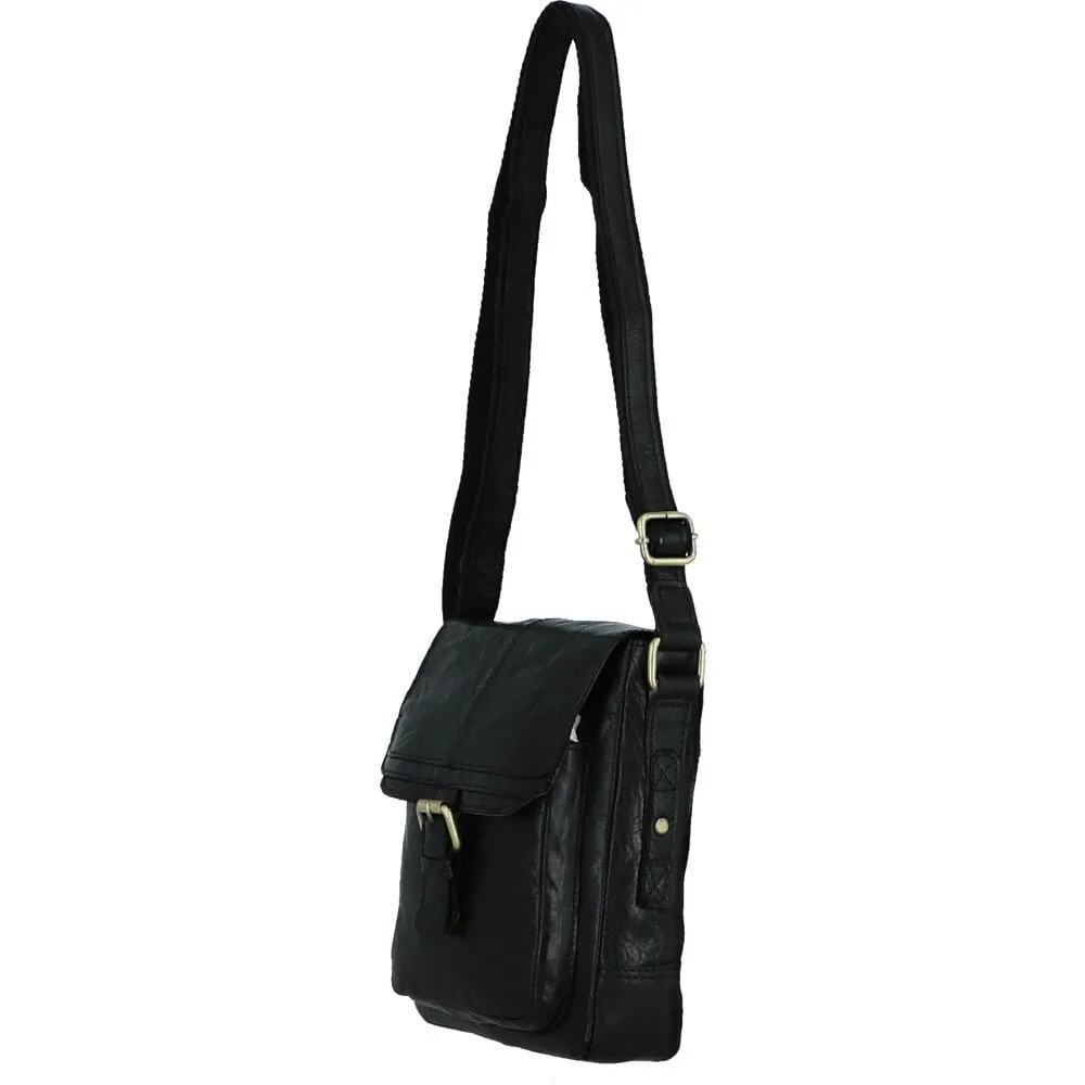 Soft Leather Compact Body Bag - Various Colours