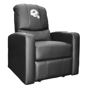 Stealth Recliner with  Miami Dolphins Helmet Logo