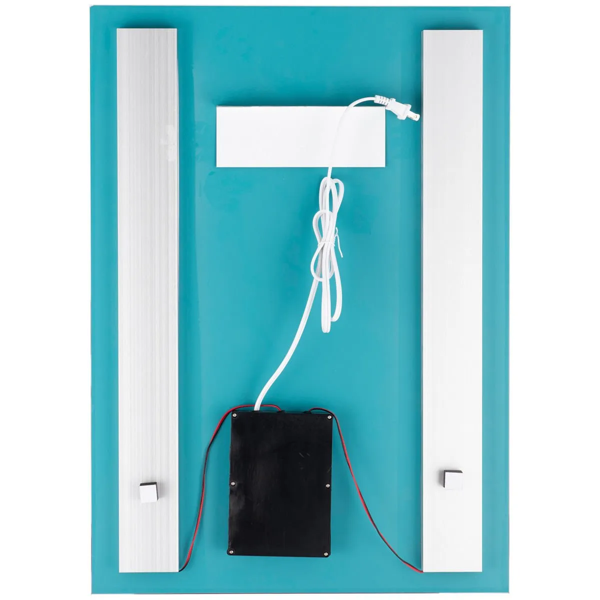 TANGKULA LED Bathroom Mirror, Led Backlit Wall-Mounted Makeup Vanity Mirror