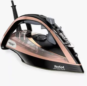 Tefal Ultimate Pure FV9845G0 3100 Watt Iron - Black / Rose Gold