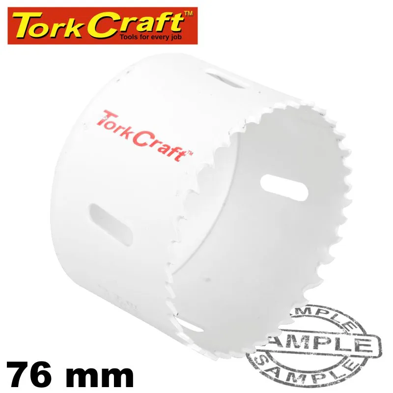 TORK CRAFT 76MM BIM42 BI METAL HOLE SAW TC12137