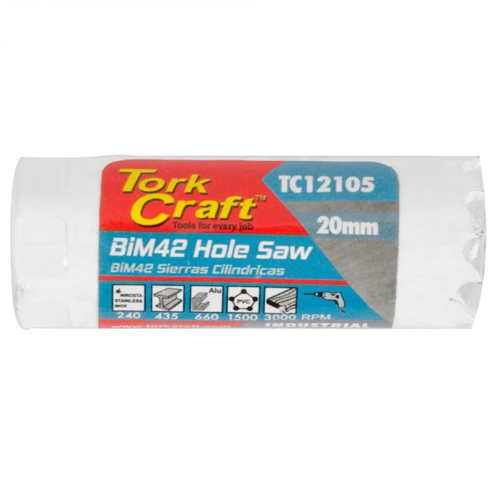 Tork Craft | Hole Saw BiM42 Bi-Metal 20mm