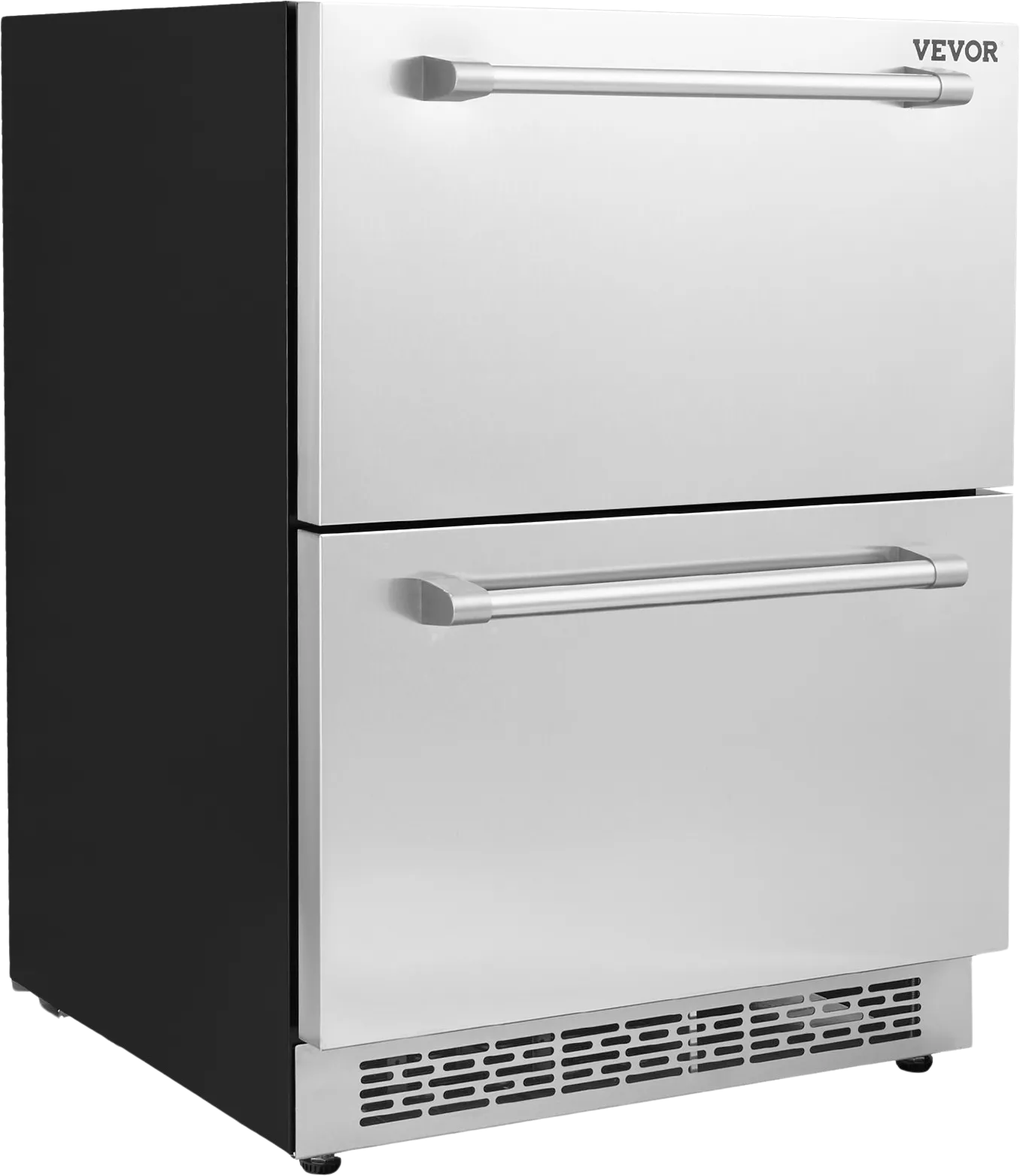 Vevor 24 inch Undercounter Refrigerator Double Drawer with Different Temperatures 4.87 Cu.Ft. Capacity New