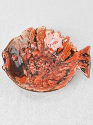 Vintage fish shaped vide poche - Vallauris 8"