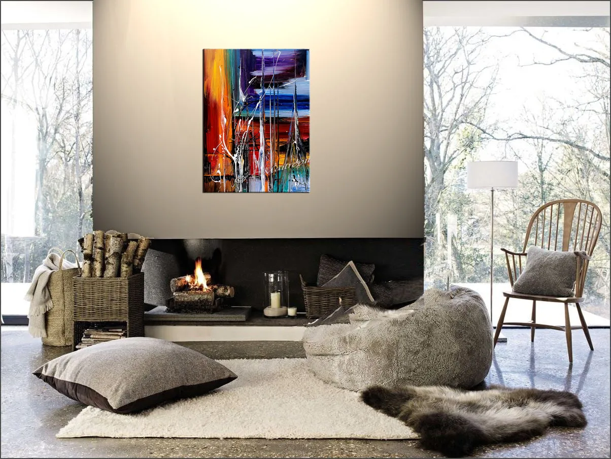 Wall Art Paintings For Sale Original Artwork On Canvas, Extremely Modern Style Interior Decor - Unreal Beauty 12