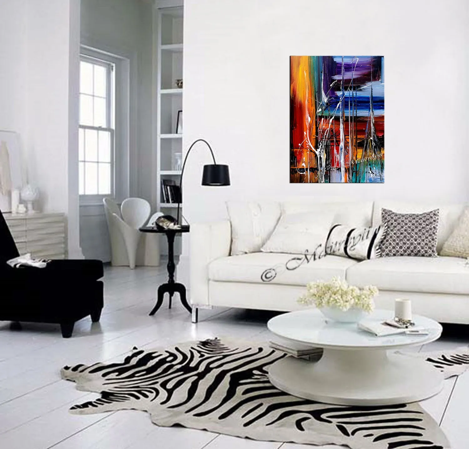 Wall Art Paintings For Sale Original Artwork On Canvas, Extremely Modern Style Interior Decor - Unreal Beauty 12