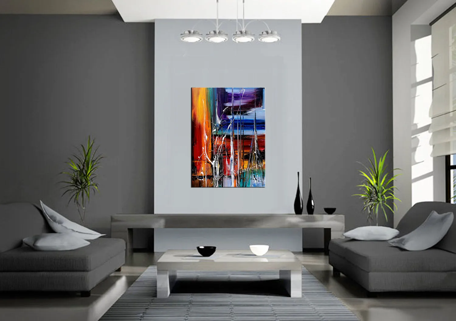 Wall Art Paintings For Sale Original Artwork On Canvas, Extremely Modern Style Interior Decor - Unreal Beauty 12