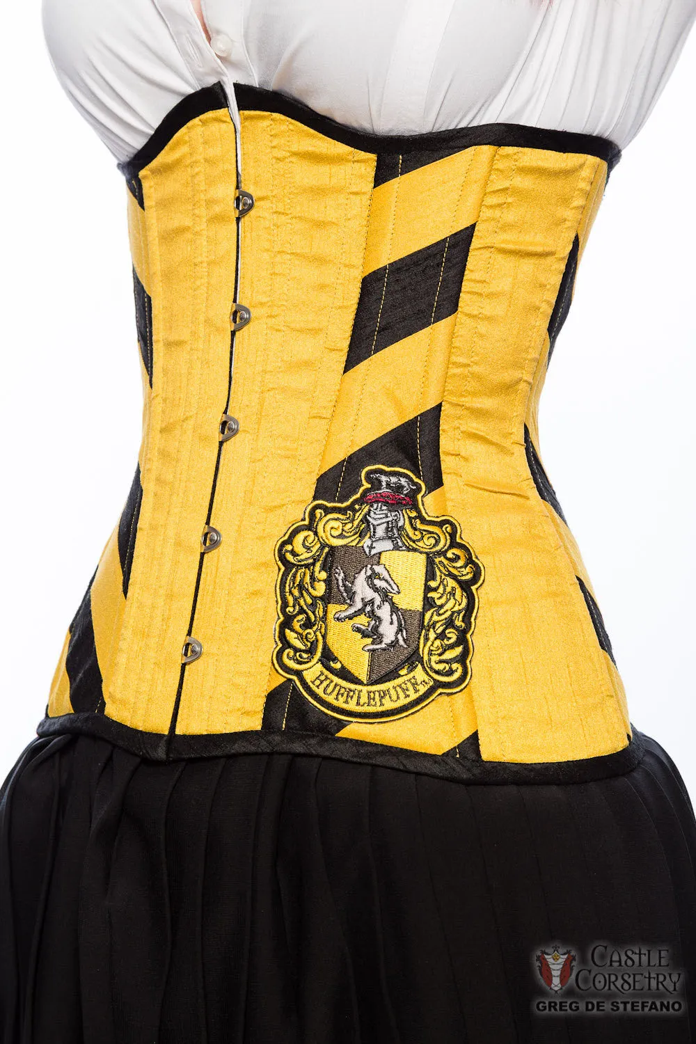 Wizarding Badger Long Line Corset