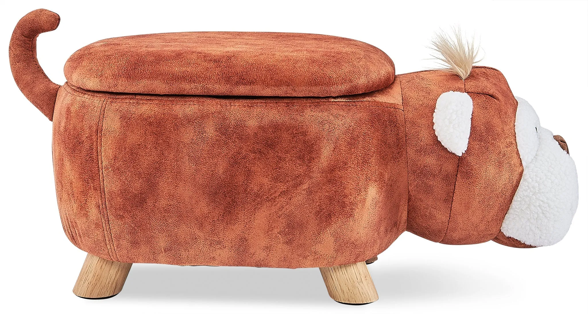 Zoo Companions Monkey Storage Ottoman - Brown