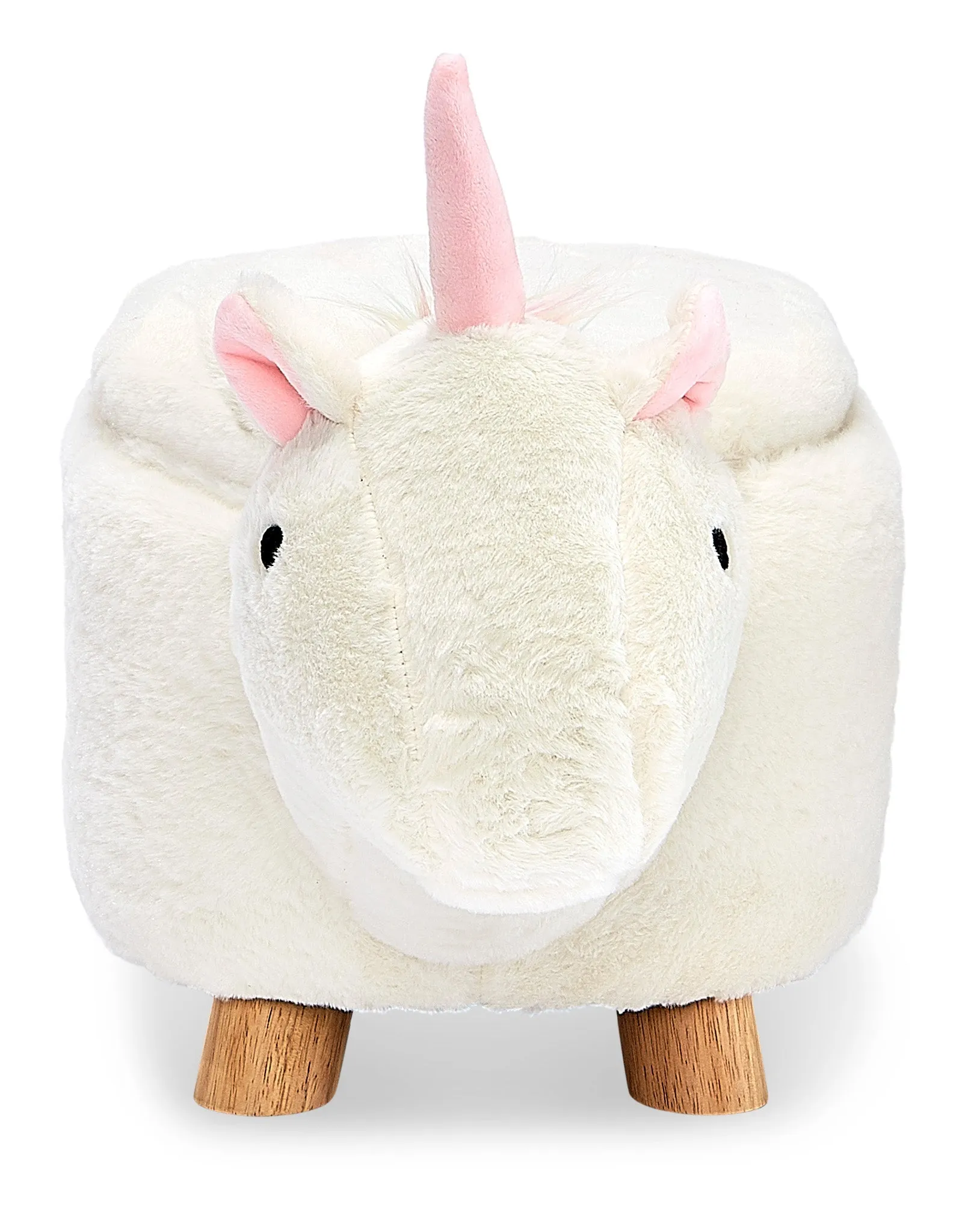 Zoo Companions Unicorn Storage Ottoman - White