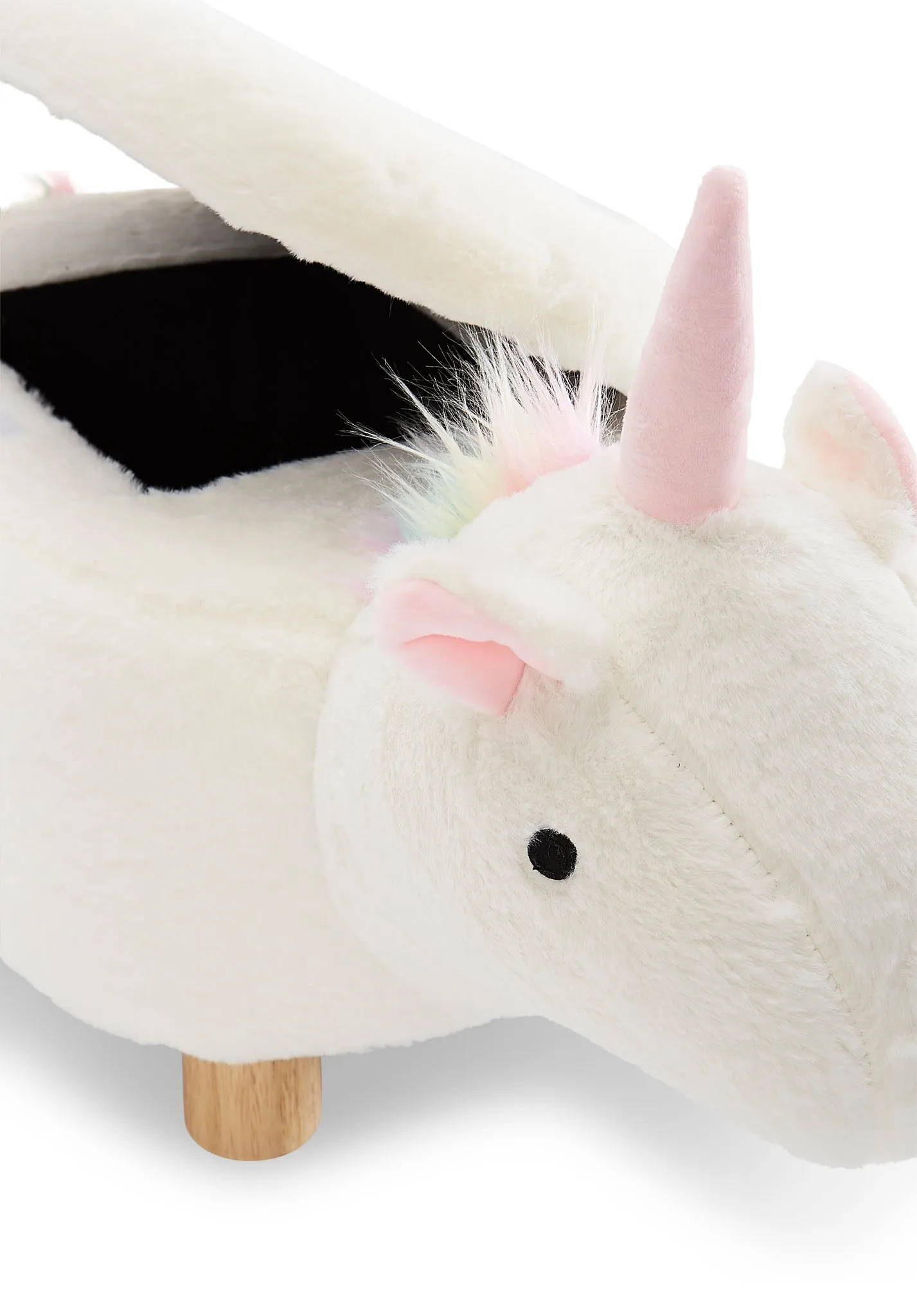 Zoo Companions Unicorn Storage Ottoman - White